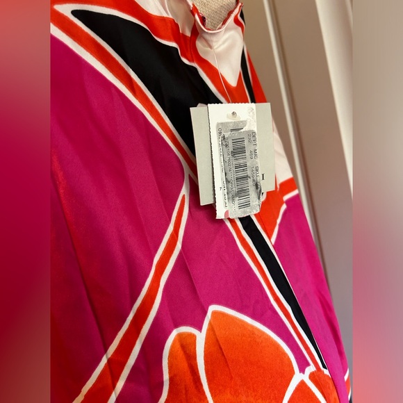 NWT Natori Women's Nightgown & Robe Set Floral Abstract Print Gown (M) Robe (S) - Picture 5 of 9